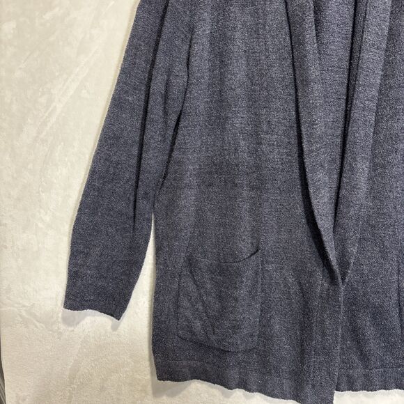 Barefoot Dreams Cardigan Women's 3X Hooded CozyChic Lite Knit Sweater Pockets - Picture 3 of 15